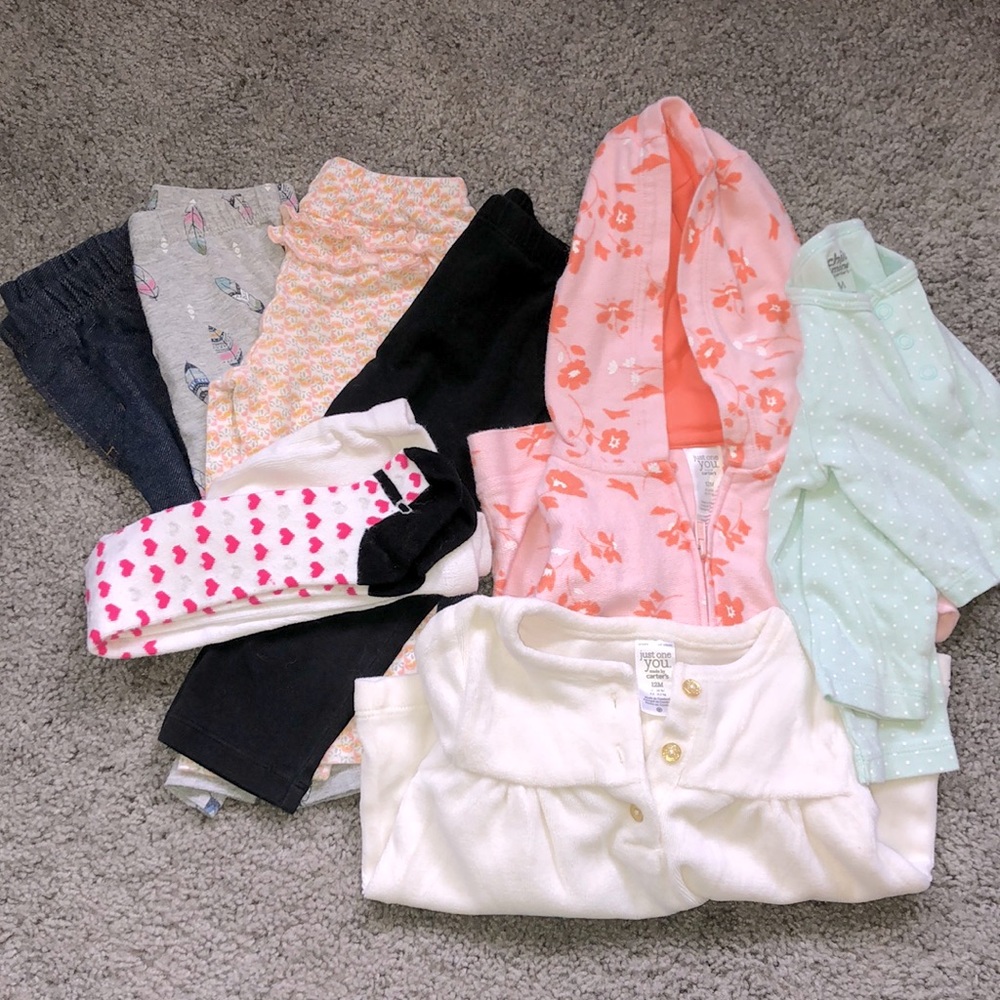 12month girls winter 8 piece bundle